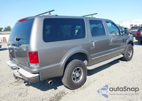 2004 Ford Excursion Limited из США, поврежденный, VIN 1FMSU43P84EB21909